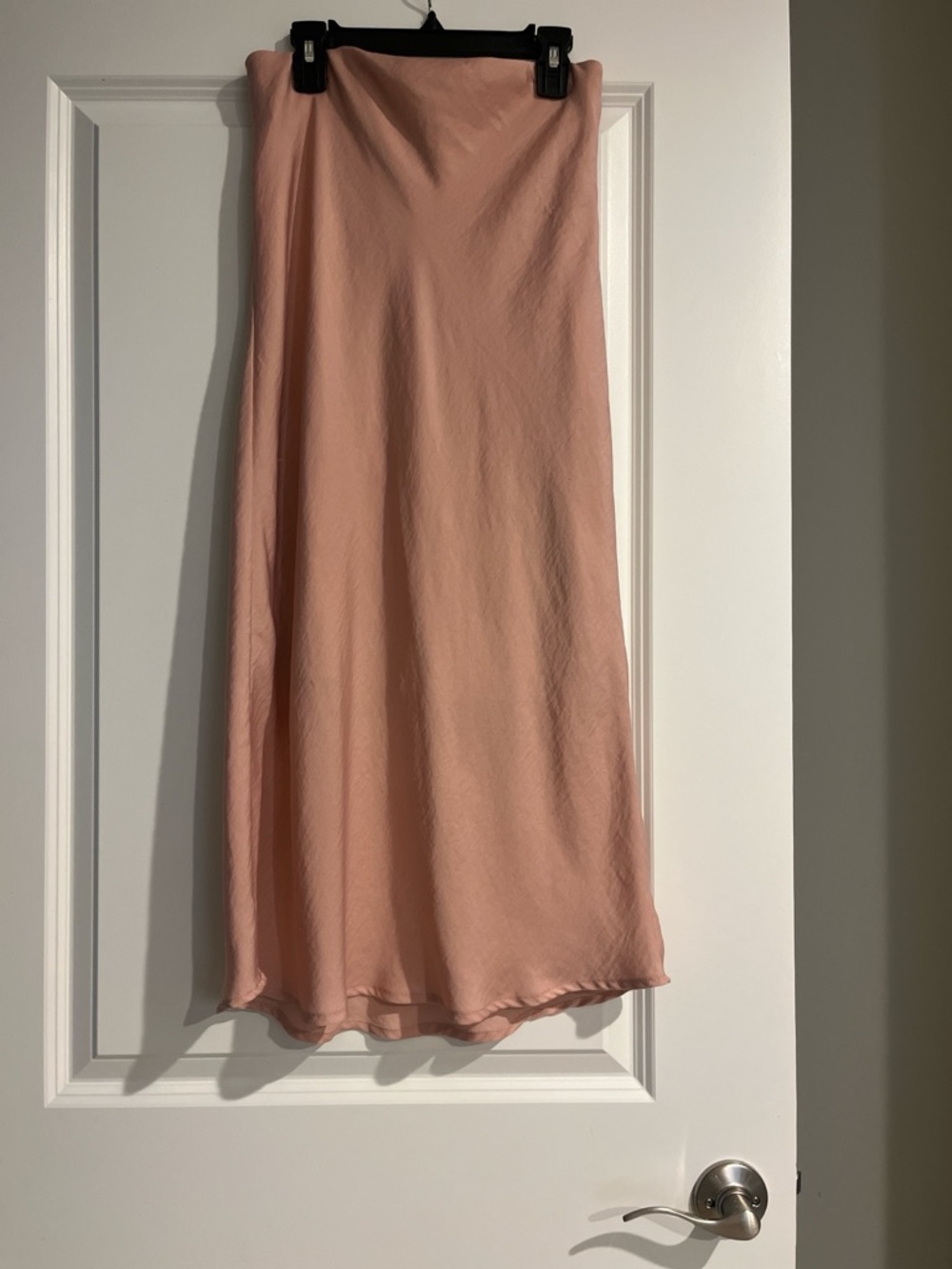 a new day Blush Pink Slip Maxi Skirt